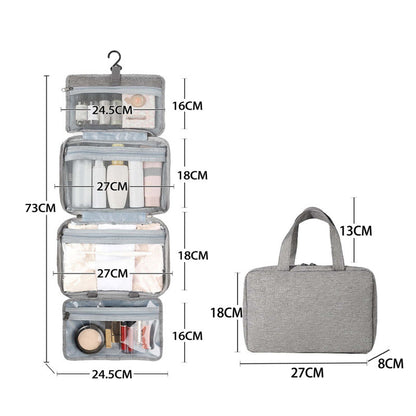 Travel Toiletry Bag with Dry Wet Separation