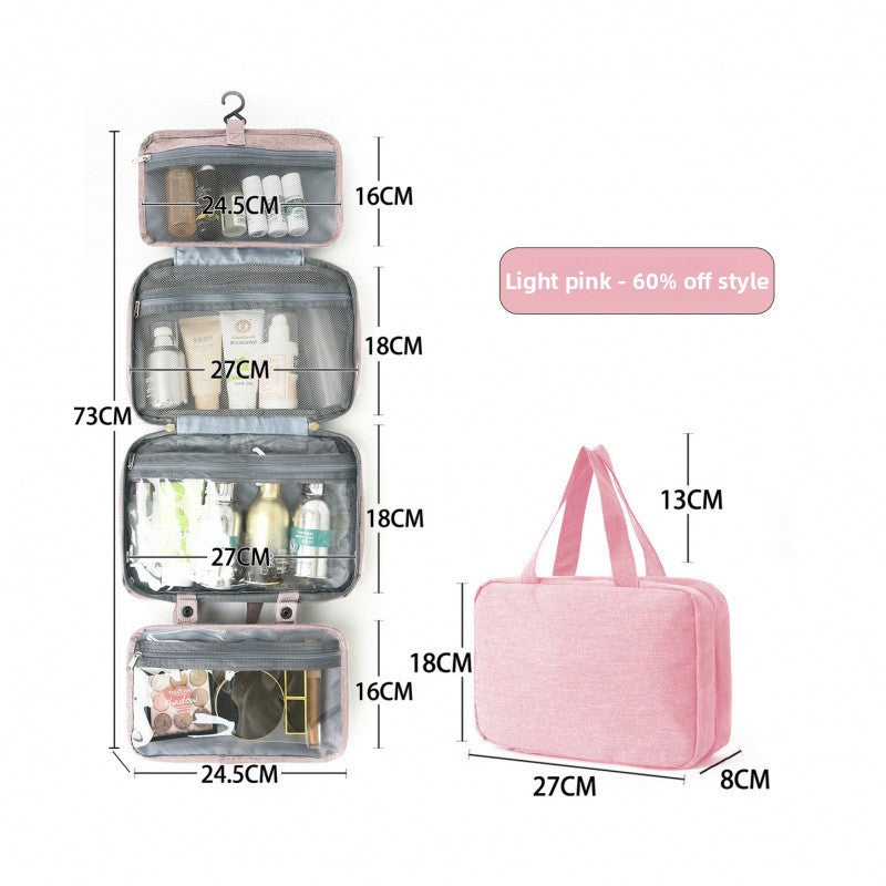 Travel Toiletry Bag with Dry Wet Separation