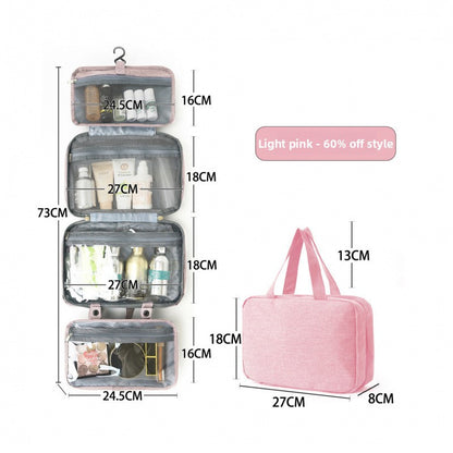 Travel Toiletry Bag with Dry Wet Separation