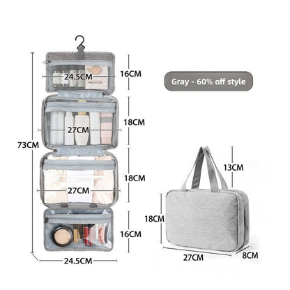Travel Toiletry Bag with Dry Wet Separation
