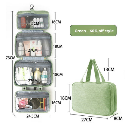 Travel Toiletry Bag with Dry Wet Separation