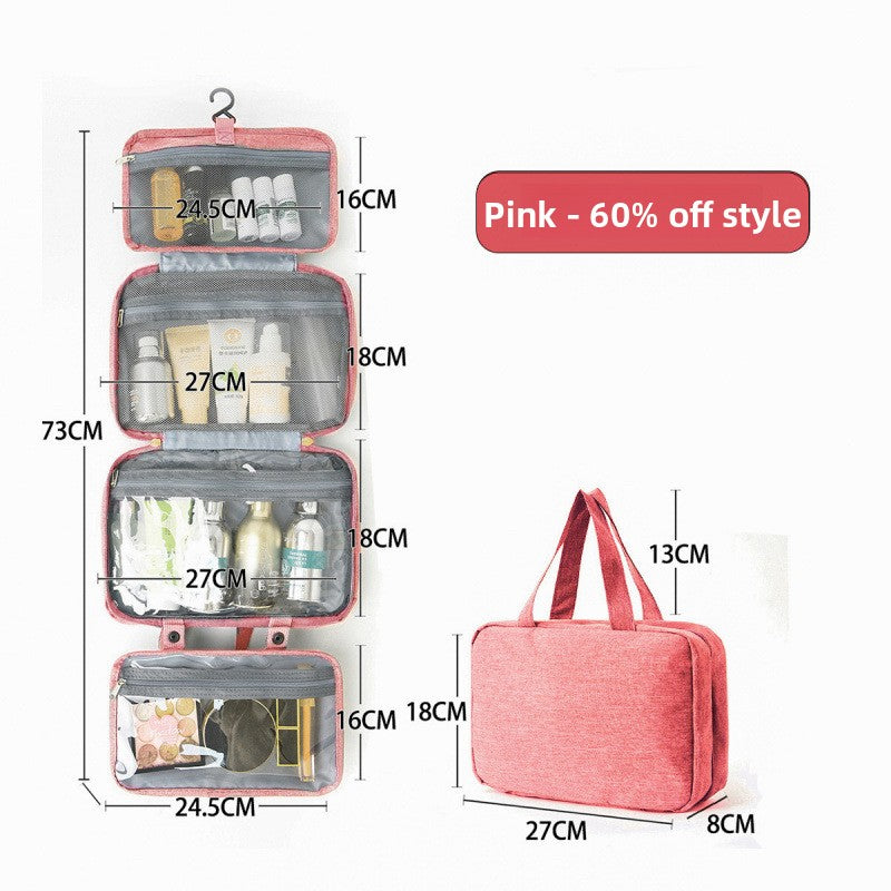 Travel Toiletry Bag with Dry Wet Separation