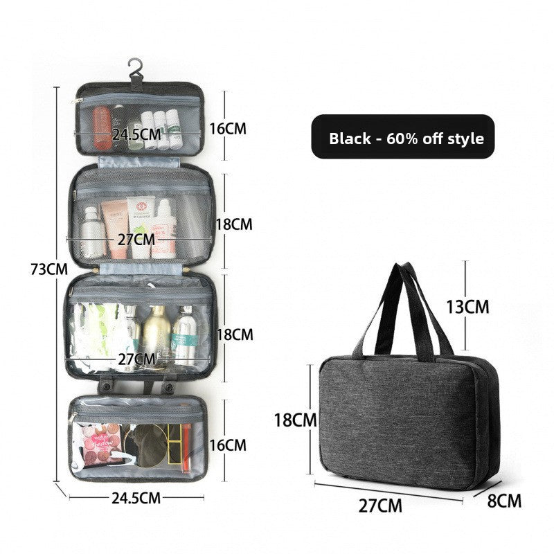 Travel Toiletry Bag with Dry Wet Separation