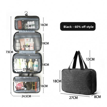 Travel Toiletry Bag with Dry Wet Separation
